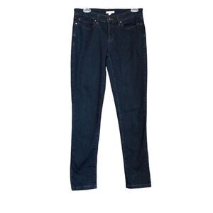 Eileen Fisher dark wash skinny jeans‎